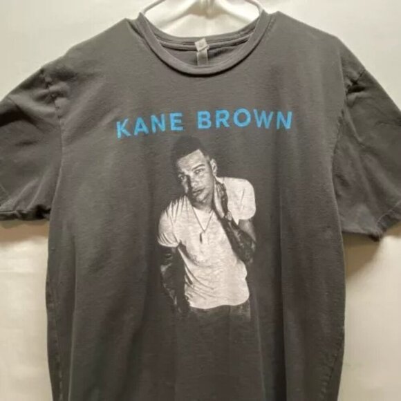 Kane Brown Concert T-Shirt Size XL Dark Gray Next Level Apparel Cotton Blend - Picture 2 of 12